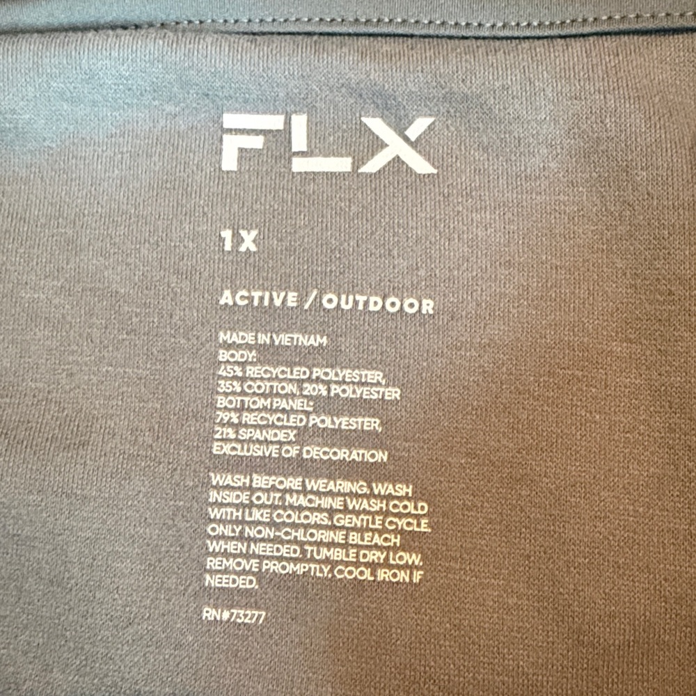 Women's FLX Half-Zip Hoodie 1X - Picture 5 of 6